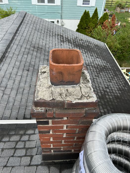 Chimney before relining
